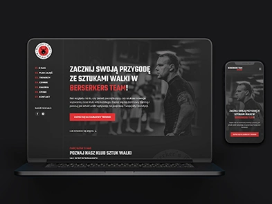 Strona internetowa klubu sztuk walki - btrzeszow.pl